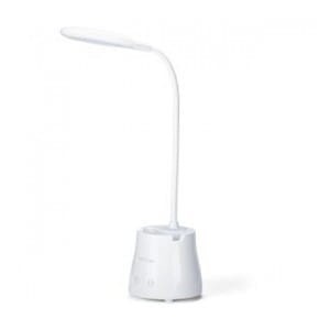 Lampka biurkowa LED Montis MT043 akumulatorowa, USB, biała
