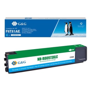 G&G kompatybilny ink / tusz z F6T81AE, NH-R00973XLC, cyan, 7000s