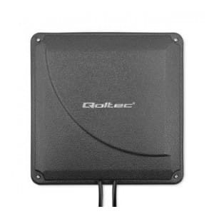 Antena 4G LTE DUAL Qoltec MIMO booster | 35dBi | 50W | 2xSMA męski