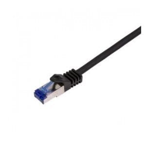 Patchcord LogiLink C6A093S Cat.6A S/FTP Ultraflex 10m czarny