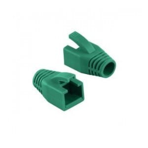 Osłonka wtyku RJ45 LogiLink MP0035G 8mm kat.6 zielony 50szt