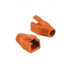 Osłonka wtyku RJ45 LogiLink MP0035O 8mm kat.6 pomarańczowy 50szt