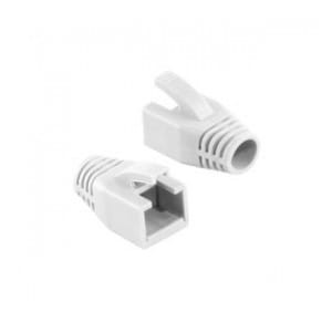 Osłonka wtyku RJ45 LogiLink MP0035W 8mm kat.6 biały 50szt