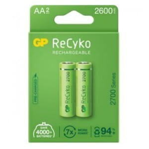 Akumulatorki AA / R6 GP ReCyko 2700 Series Ni-MH 2600mAh blister 2 sztuki