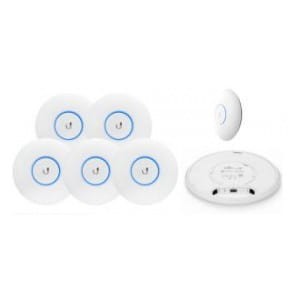 Access Point UBIQUITI UniFi UAP-AC-PRO AP AC1300 5GHz, N450 2,4GHz 122m 2x1GbE LAN 5-pack