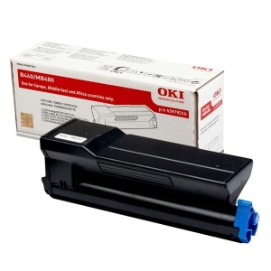 OKI oryginalny toner 43979216, black, 12000s, OKI B440, MB480, O