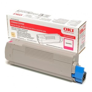 OKI oryginalny toner 43324422, magenta, 5000s, OKI C5800, 5900, O