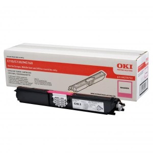 OKI oryginalny toner 44250722, magenta, 2500s, OKI C110, 130n, MC160, O