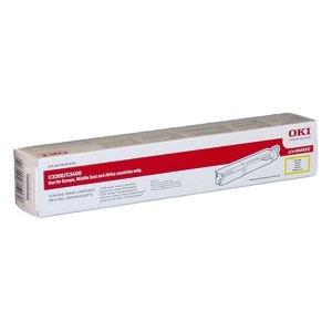 OKI oryginalny toner 43459337, yellow, 2000s, OKI C3300, C3400, O