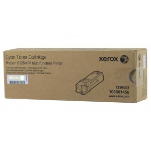 Xerox oryginalny toner 106R01456, cyan, 2500s, Xerox Phaser 6128MFP, O