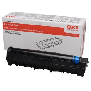 OKI oryginalny bęben 43650302, black, 10000s, OKI B2200, 2400, 2400n
