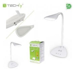Lampka biurkowa LED Techly, z ładowarką indukcyjną QI, 40 diod