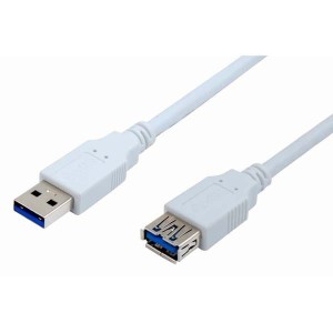 Przedłużacz USB (3.0), USB A M - USB A F, 1.8m, czarna