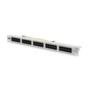 Patch panel DIGITUS ISDN telefoniczny 19" 50x RJ45 (8P4C) UTP kat. 3 szary