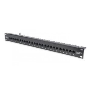 Patch panel DIGITUS ISDN telefoniczny 19" 25x RJ45 (8P4C) UTP kat. 3 czarny