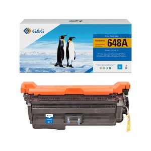 G&G kompatybilny toner z HP CE261A, NT-CH261FC, HP 648A, cyan, 11000s