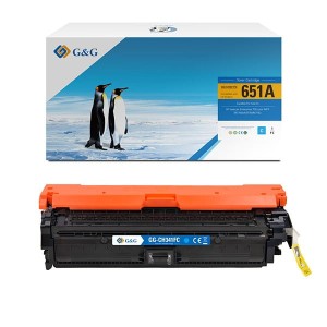 G&G kompatybilny toner z HP CE341A, NT-CH341FC, HP 651A, cyan, 16000s
