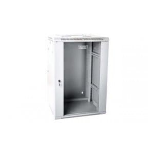 Szafa wisząca dwusekcyjna DIGITUS 19" 15U 600/600 (RAL 7035)