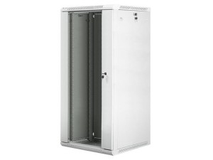 Szafa instalacyjna wisząca 19" 27U 600x600 szara Lanberg (flat pack) - USZ OPAK