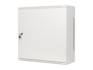 Szafa instalacyjna Rack Wisząca 19" 6U+3U 540x200 Niskoprofilowa Szara Lanberg (złożona)