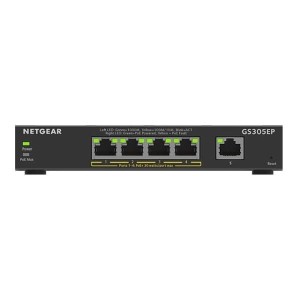 Switch zarządzalny Netgear GS305EP-100PES 4x1GbE PoE 1xGbE 63W