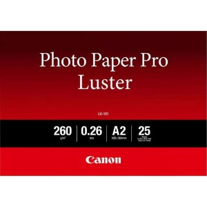 Canon LU-101 Photo Paper Pro Luster, LU-101, foto papier, połysk, 6211B026, biały, A2, 16.54x23.39", 260 g/m2, 25 szt., atrament