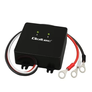 Balanser napięcia Qoltec 24V do akumulatorów 2x12V | 5A | LiFePO4 AGM GEL