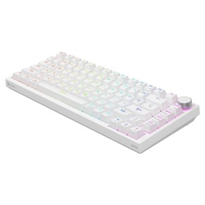 Klawiatura przewodowa SAVIO ASTRAL White OUTEMU White Jade RGB magnetyczna