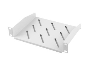 Półka do szaf 10" 310mm szara Lanberg (1U/254x180mm udźwig do 20kg, montaż 4-punktowy) - USZ OPAK