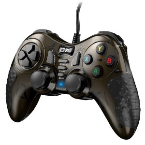 Gamepad Genius GX Gaming GX-19UV, 19przycisk, USB, czarno-brązowy