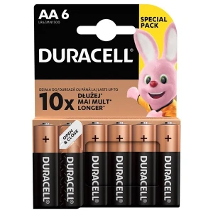 Duracell BASIC Jednorazowa alkaliczna baterie AA, 6-pack