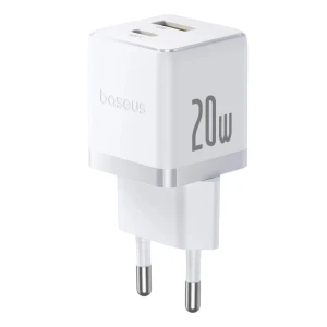 Ładowarka sieciowa Baseus Palm P10111608213-01 szybka 20W z gniazdem USB + USB-C PD 3.0