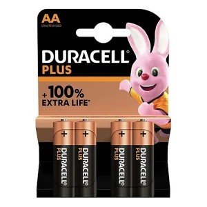 Duracell Jednorazowa alkaliczna baterie AA, 4-pack