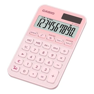 Casio Kalkulator SL 310 YC LP, różowa, 10 miejsc, podwójne zasilanie
