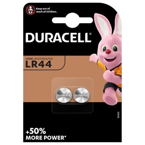 Bateria alkaliczna, LR44, LR44, Duracell, blistr, 2-pack, 42461