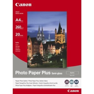 Canon Photo Paper Plus Semi-G, SG-201, foto papier, półpołysk, satynowy typ 1686B018, biały, 20x25cm, 8x10", 260 g/m2, 20 szt., at