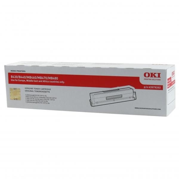 OKI oryginalny toner 43979202, black, 7000s, OKI B430, B440, MB460, MB470, MB480, O