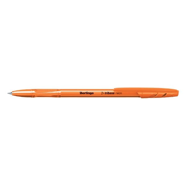 Berlingo, pióro kulkowe, niebieskie, 50szt, 0.7mm, Tribase neon