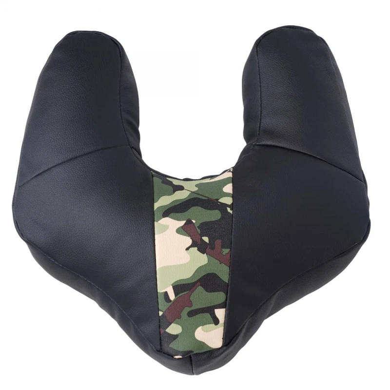 Dla gracza fotel Marvo CH-134, czarne, zagłówek i poduszka lędźwiowa