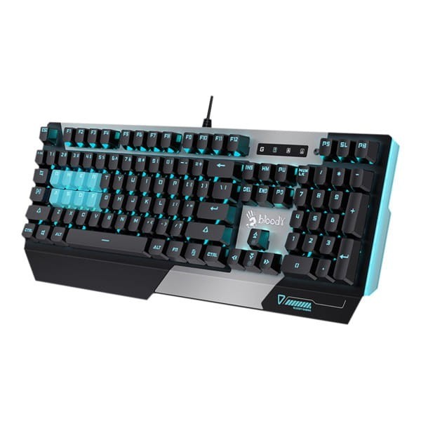 A4Tech B865, klawiatura CZ, do gry, przewodowa (USB), czarna