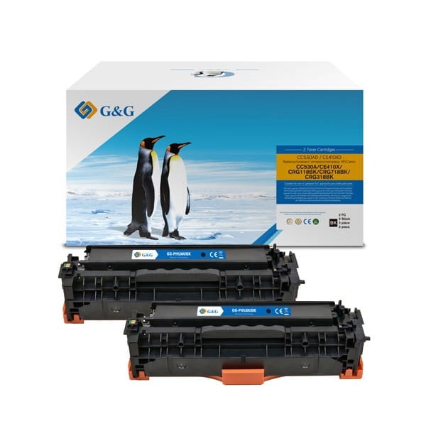 G&amp;G kompatybilny toner z CC530A, black, NT-PH530UBK, dla HP Color LaserJet CP2020/CP2025/CP2025n/CP2025dn/CM23, N