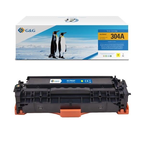 G&amp;G kompatybilny toner z CC532A, black, NT-PH532UY, dla HP Color LaserJet CP2020/CP2025/CP2025n/CP2025dn/CM23, N