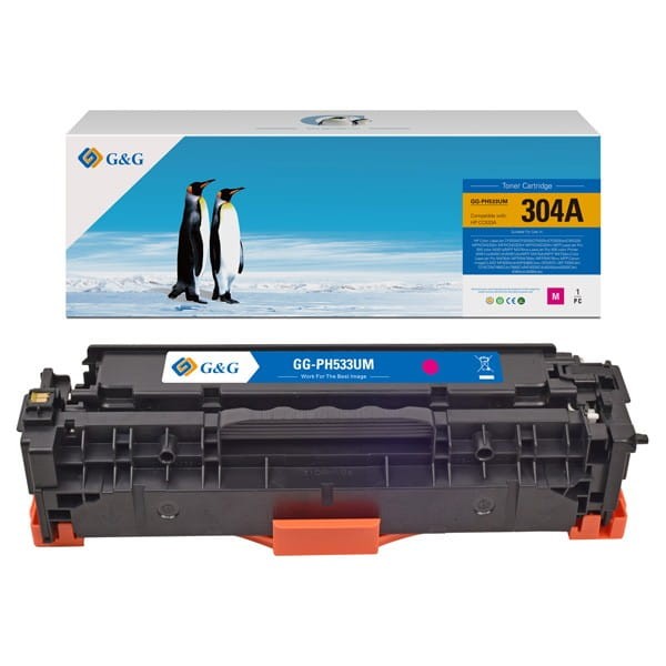 G&amp;G kompatybilny toner z CC533A, black, 2800s, NT-PH533UM, HP 304A, dla HP Color LaserJet CP2020/CP2025/CP2025n/CP2025dn/CM23, N