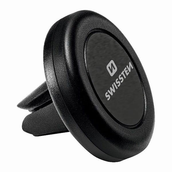Uchwyt magnetyczny do telefonu lub GPS Swissten do samochodu, S-Grip AV-M4, czarny, metal, telefon