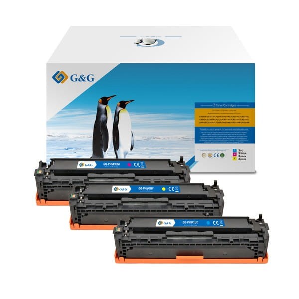 G&amp;G kompatybilny toner z CB541A, black, 1400s, NT-PH541UC, HP 125A, dla HP Color Laserjet CP1210/CP1215/CP1515N/CP1518ni/CM13, N