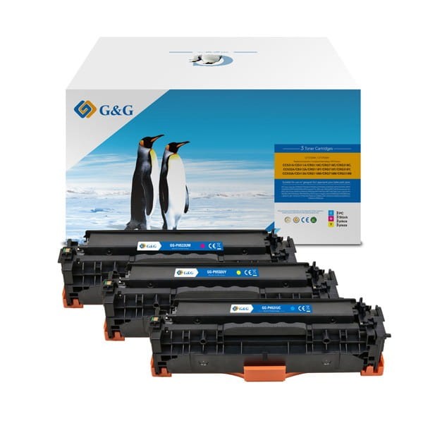 G&amp;G kompatybilny toner z CC531A, cyan, 2800s, NT-PH531UC, HP 304A, dla HP Color LaserJet CP2020/CP2025/CP2025n/CP2025dn/CM23, N