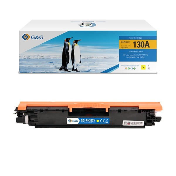 G&amp;G kompatybilny toner z CF352A, yellow, 1000s, NT-PH352Y, HP 130A, dla HP Color LaserJet Pro M176n, M177fw, N