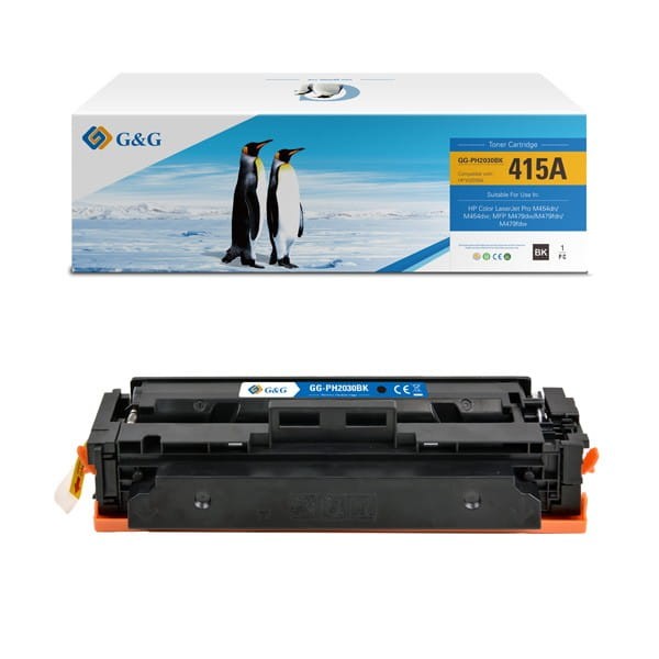 G&amp;G kompatybilny toner z W2030A, black, 2400s, NT-PH2030BK, HP 415A, dla HP Color LaserJet Pro M454dn/M454dw, MFP M479dw/M479f, N
