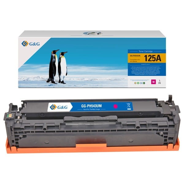G&amp;G kompatybilny toner z CB543A, CE320A, CF210X, CRG116, CRG716, CRG316, magenta, 1400s, NT-PH543UM, HP 125A, dla HP Color Laserje