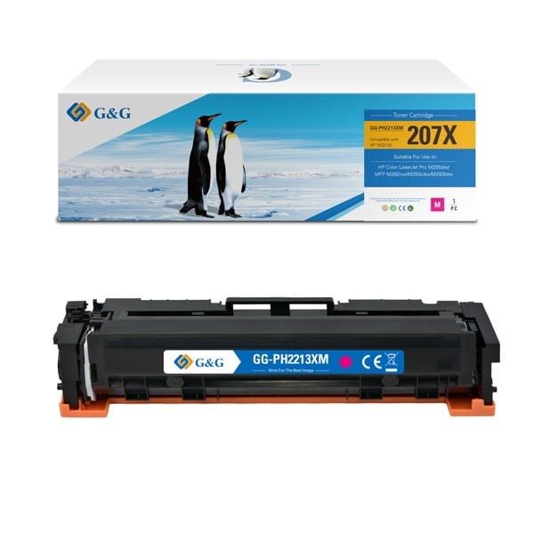 G&amp;G kompatybilny toner z W2213X, magenta, 2450s, NT-PH2213XM, HP 207X, dla HP Color LaserJet Pro M255, MFP M282, M283, N